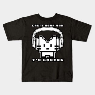 Can't hear you I'm Gaming Cat Kids T-Shirt